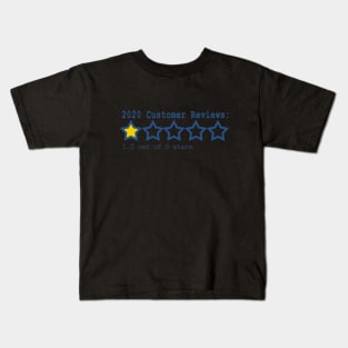 2020 Rating Review - 1 of 5 Stars Kids T-Shirt